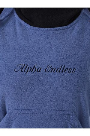 Женское худи на флисе Alpha Endless 21002 Джинс