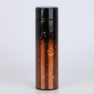 Термос "Мастер К. Созвездие" 500 мл, с термометром, сохраняет тепло 10 ч, коричневый