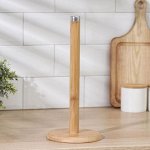 Держатель для бумажных полотенец Доляна Bamboo, 14*32 см, бамбук