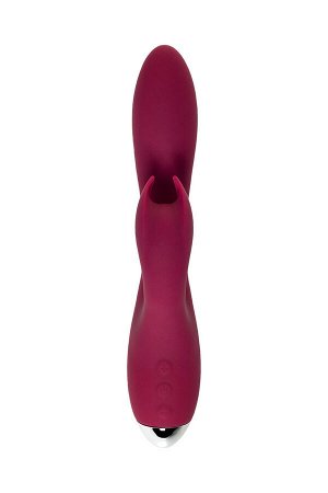 TOYFA Вибратор L&#039;EROINA Mion с клиторальным стимулятором бордовый