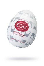Нереалистичный мастурбатор TENGA №14 Boxy, TPE, белый, 6,1 см