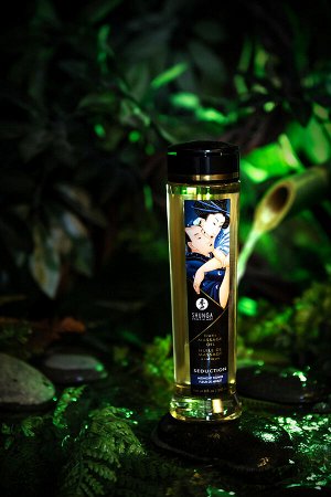 Масло для массажа Shunga Seduction «Midnight flower», возбуждающее, 240 мл.