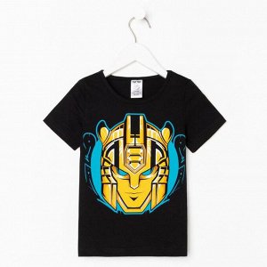 Футболка детская "Bamblebee", Transformers, рост 86-92, чёрный