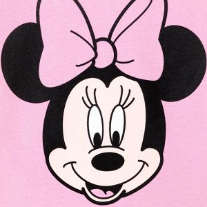 Футболка Disney "Минни", рост 86-92 (28), розовый