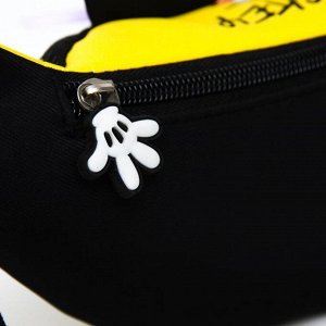 Сумка поясная текстильная "Mickey Mouse" Микки Маус