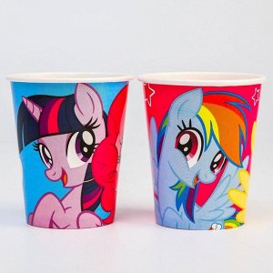 Набор бумажной посуды "С днем рождения!", My Little Pony, на 6 персон