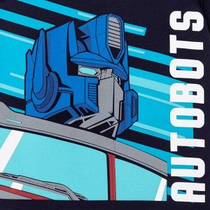Футболка детская "Autobots", Transformers, рост 86-92, синий
