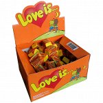 Жвачка Love is Апельсин (коробка) 100шт по 4,5гр