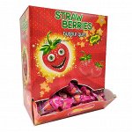 Жевательная резинка Ilham Sweets Strawberries (Клубничка с кислой шипучкой) 3,5гр