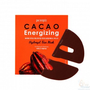 Petitfee Тонизирующая гидрогелевая маска для лица с какао Petitfee Cacao Energizing Hydrogel Face Mask 32г