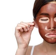 Petitfee Тонизирующая гидрогелевая маска для лица с какао Petitfee Cacao Energizing Hydrogel Face Mask 32г