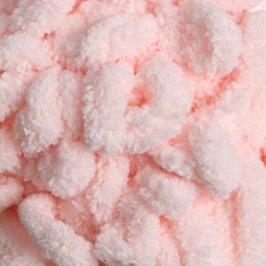 Пряжа "Puffy" 100 % микрополиэстер 9м/100г  (639 - светло-розовый)