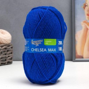 Пряжа Chelsea MAX (Челси max) 50% шерсть англ.кроссбред, 50% акрил 200м/100гр (180 василек)