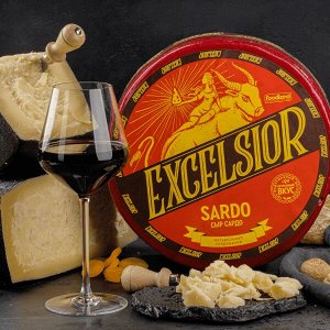 Сыр Sardo  45% ТМ Excelsior (Семикаракорский СЗ) 2*4кг