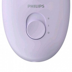 Эпилятор Philips BRE275/00, 5.4 Вт, 20 пинцетов, 2 скорости, от сети, фиолетовый