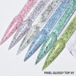 Xnail, pixel glossy top no wipe 7, 10 ml