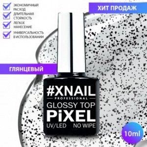 Xnail, pixel glossy top no wipe 7, 10 ml