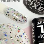 Xnail, pixel glossy top no wipe 8, 10 ml