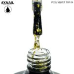 Xnail, pixel velvet top no wipe 4, 10 ml