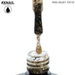 Xnail, pixel velvet top no wipe 5, 10 ml