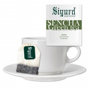 Чай SIGURD Зеленый сенча в пакетиках 30*2 гр.