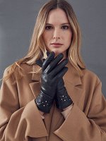 Перчатки женские 100% ш IS974 black #Черный