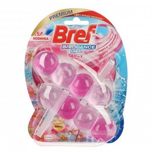 Освежитель для унитаза BREF Brilliance Gel Свежесть дождя 2 * 42 г * 10