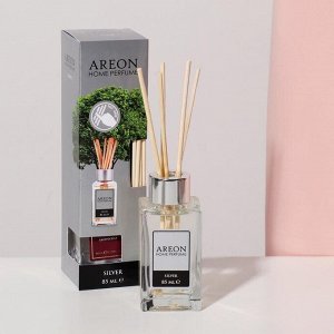 Ароматический диффузор для дома Areon Sticks LUX Silver, 85 мл