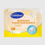 Влажная туалетная бумага Comfort smart с ромашкой