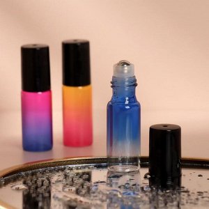 Флакон для парфюма, с роликом, 5 мл, цвет МИКС