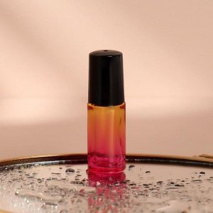 Флакон для парфюма «Закат», с металлическим роликом, 5 мл, цвет МИКС