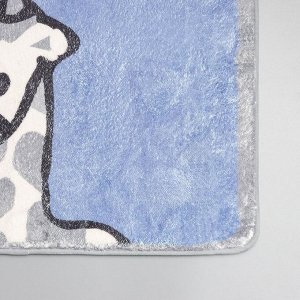 Коврик Доляна «Жираф», 50x80 см, микрофибра