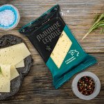 Сыр &quot;Львиное сердце&quot; с козьим молоком, жир.45% брусок 200гр ТМ Львиное сердце