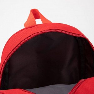 Рюкзак детский, отдел на молнии, наружный карман, цвет красный, «Автобус»