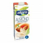 Напиток ALPRO 1л миндальный без сахара обогащ-й кальцием и витаминами кор1*8шт