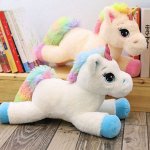 Мягкая игрушка &quot;Единорог радужный хвостик&quot; 40 см