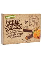 13.51.50 Fruit Sticks с кусочками кураги, цукатами апельсина, миндалем и медом в шок.глазури  175г