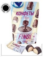 13.70.05 Конфеты FINDI кокос со сгущенкой в шок.глазури 150г*15шт арт.0552