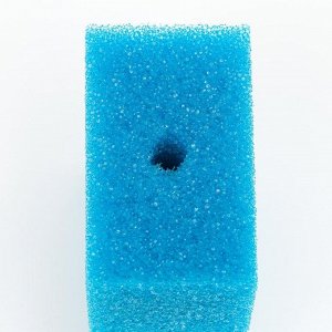 Губка прямоугольная запасная для фильтра Синяя №12, 10х6х14 см