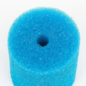 Губка Круглая Синяя №3 8 см х 8 см х 10 см