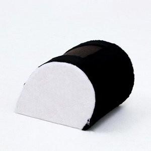 Домик-когтеточка "Лапа", сизаль,  70 х 35 х 45 см, чёрно-белый