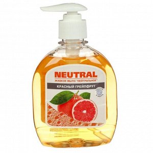 Жидкое мыло нейтральное, грейпфрут, с дозатором,  300 мл