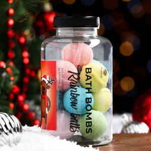 Бомбочки для ванн Rainbow balls, новогодние, 230 г