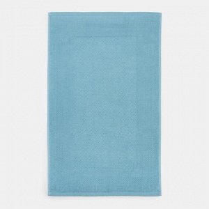Полотенце для ног цв.синий, 75*45 см, 1100гр/м2