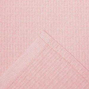 Простыня вафельная для бани Экономь и Я 150х180 см, цвет пыльно-розовый