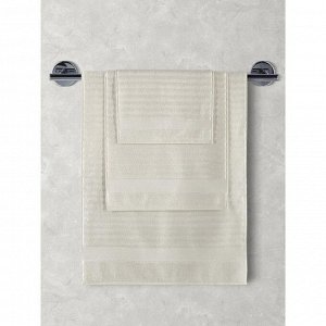 Махровое полотенце Karna Flow, размер 40х60 см, цвет кремовый