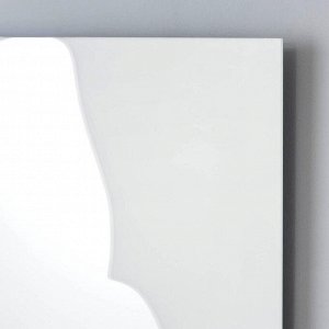 Зеркало, настенное "Силуэт Женщины", с 2 пластинами, 80х50 см