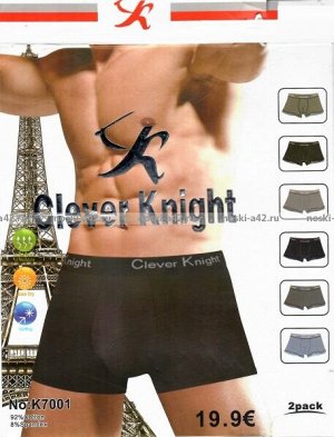 Трусы мужские боксеры Clever Knight арт. K 7001