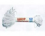 Шнур вязаный белый 3мм 20м, L-V203
