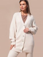Удлиненный кардиган с кашемиром